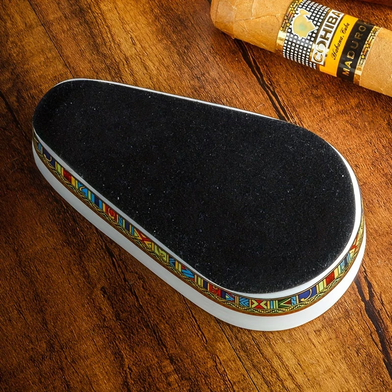 Classic ceramic cigar ashtray