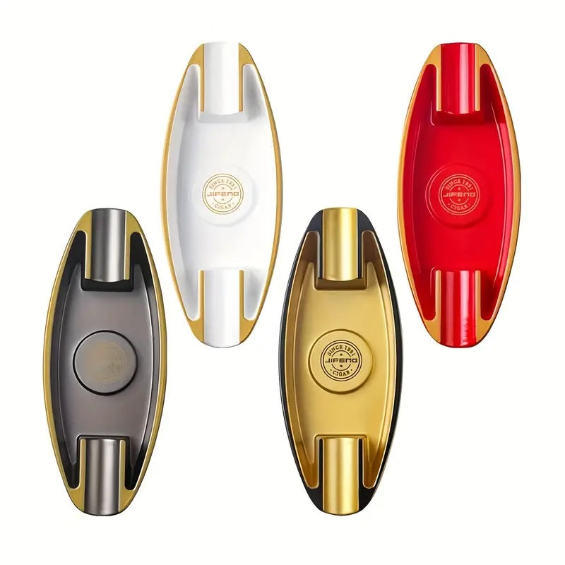Four colorful vape devices with a brand logo on a white background