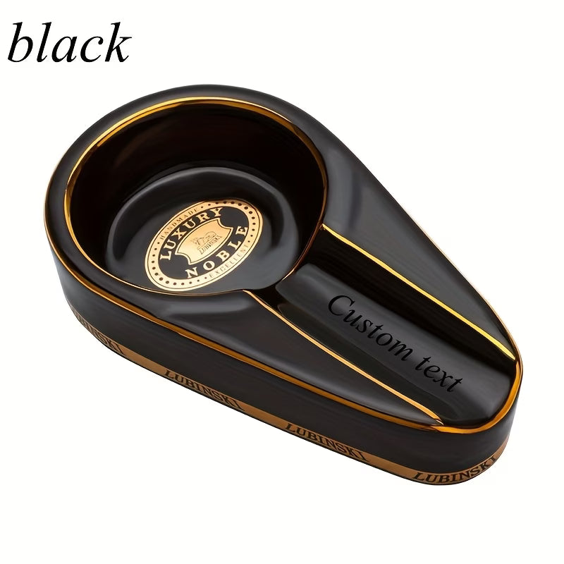 Classic ceramic cigar ashtray