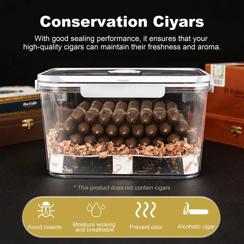 Transperrent Case cigar humidor
