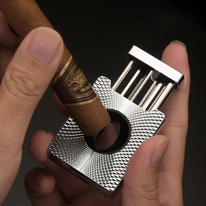 Stainless steel v -shaped cigar cutter