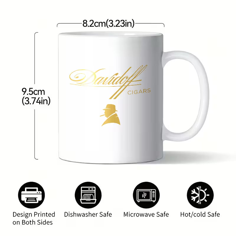 Heat-resistant ceramic mug