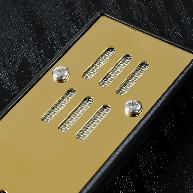 metal veneer cigar humidor