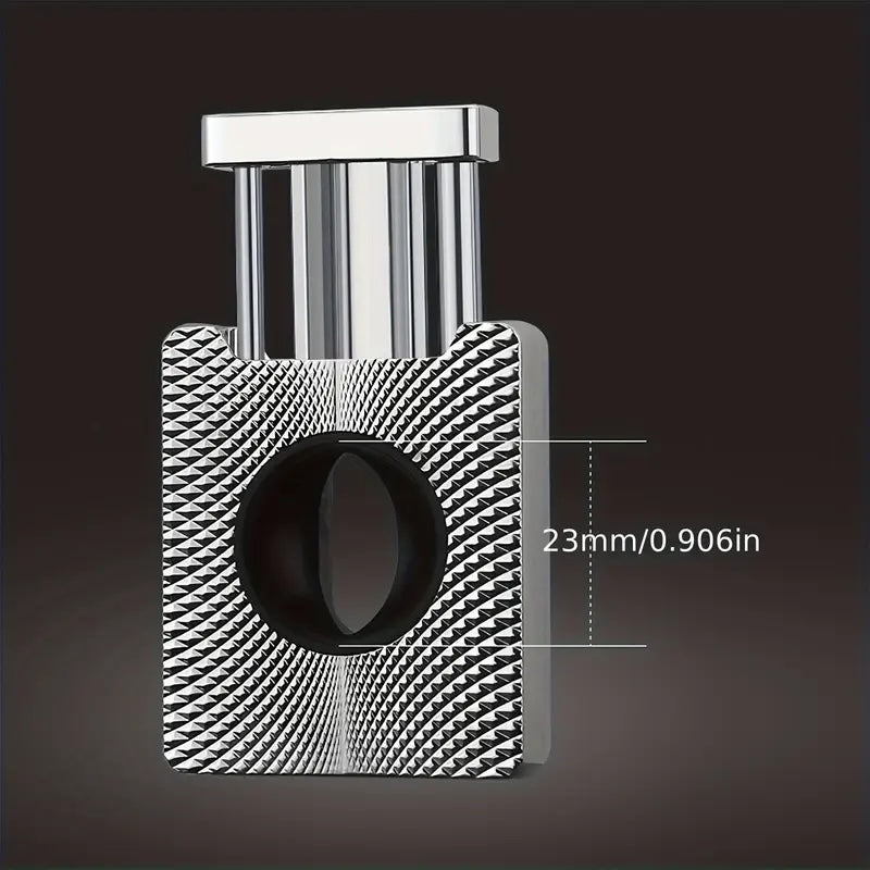Stainless steel v -shaped cigar cutter 