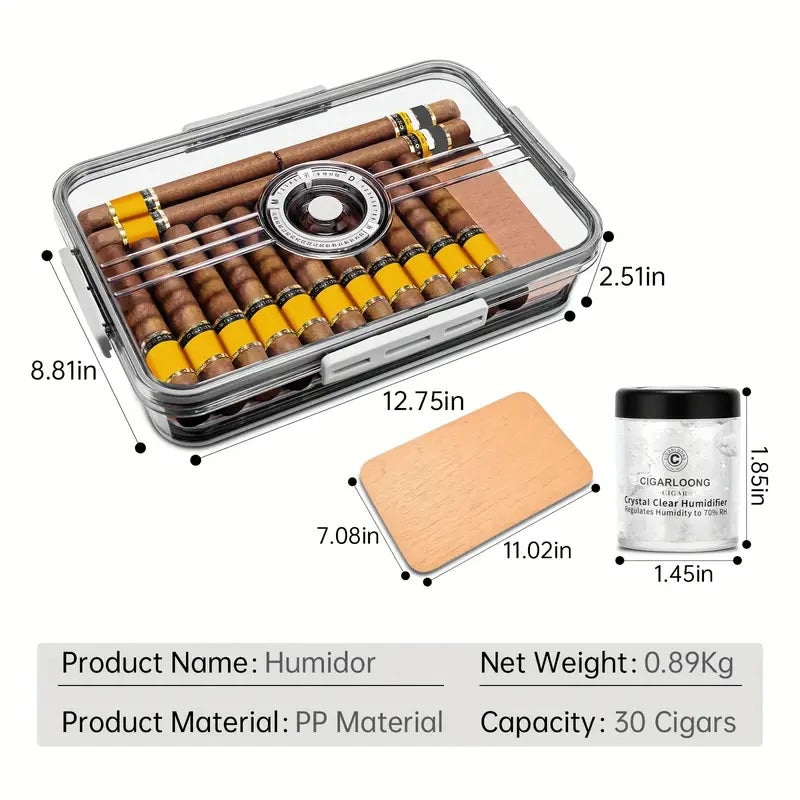 Transperrent Case cigar humidor