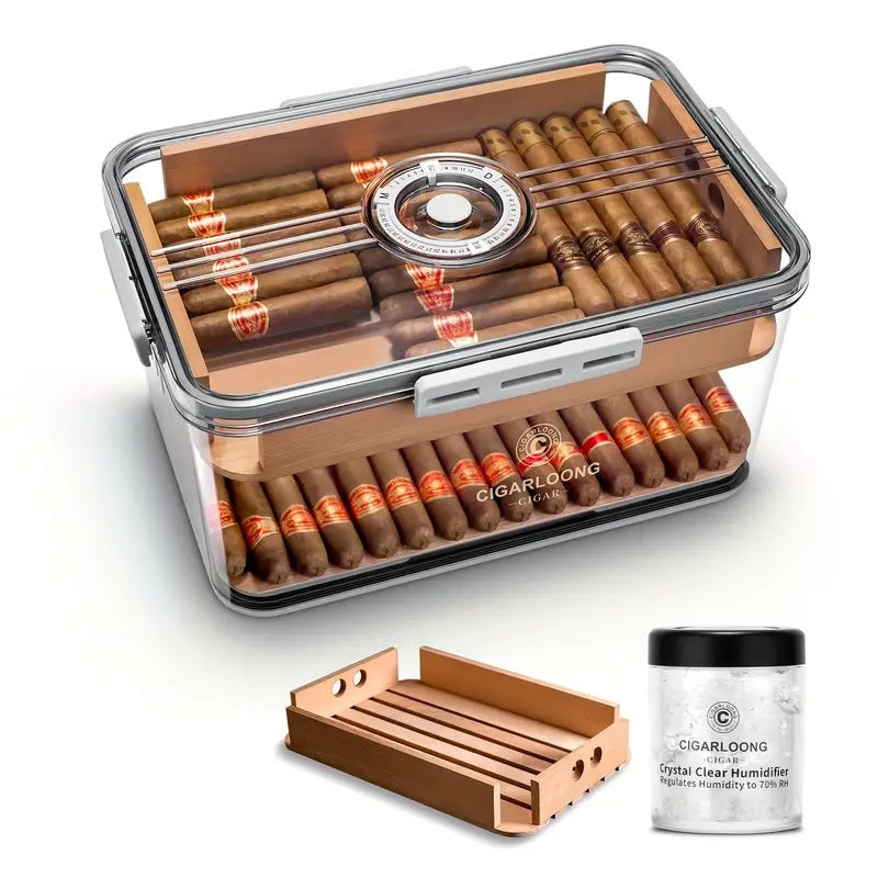 Transperrent Case cigar humidor